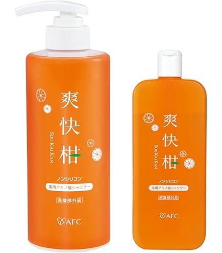 Amazon | (AFC) シャンプー 爽快柑 COOL ボトル 500mL アミノ酸